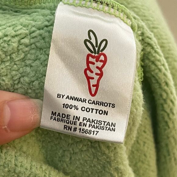 Carrots Sweatpants Men's Size Small Sage Green Drawstring Elastic Waist - Picture 12 of 13